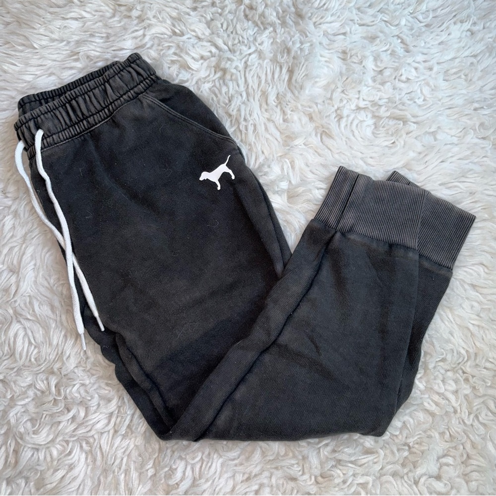 PINK Victoria's Secret Black Jogger Pants